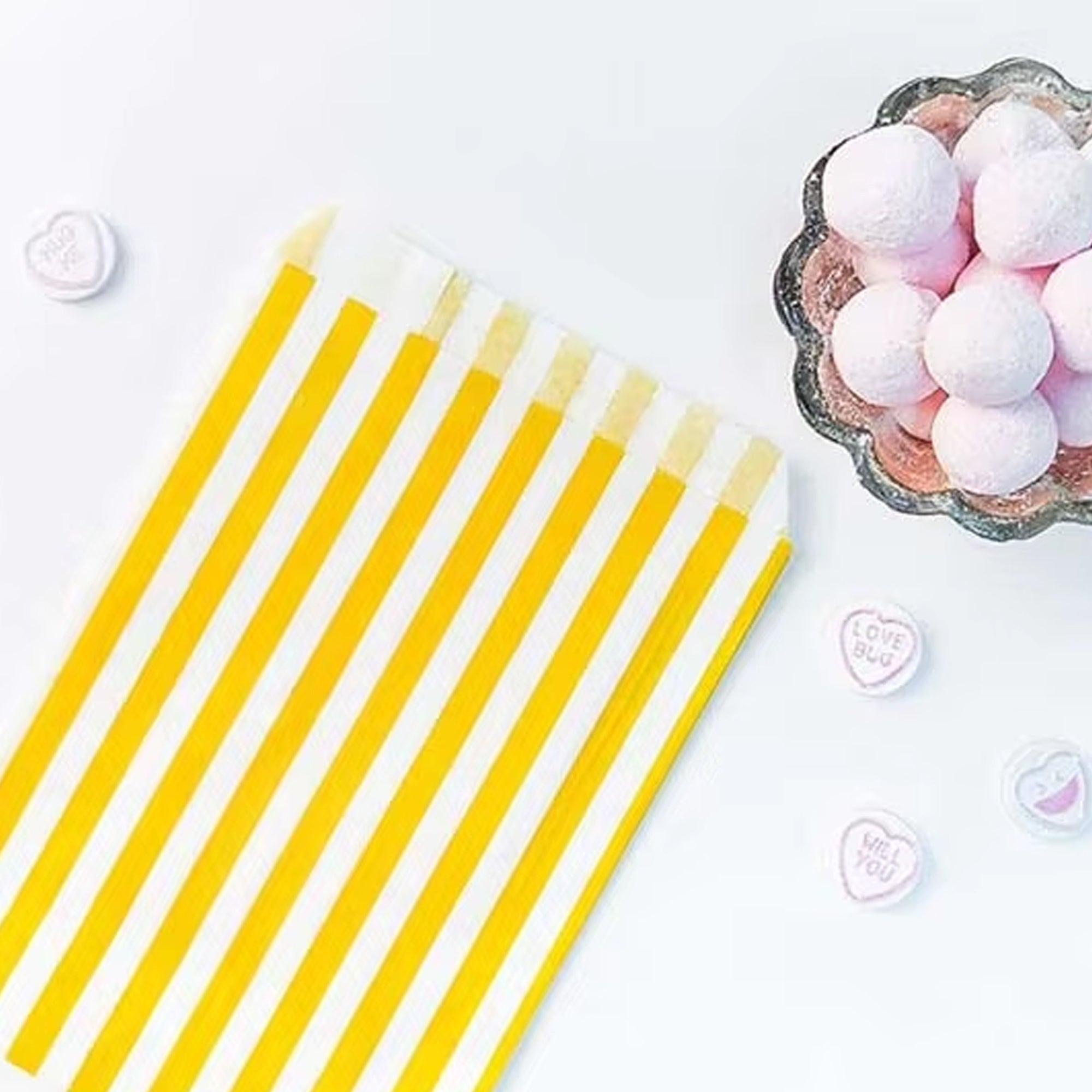 Candy Sweet Stripe or Dotty Paper Bags – Perfect for Gift Shops, Parties, Weddings, Cakes, Sweets, Treats, Pick & Mix Bright