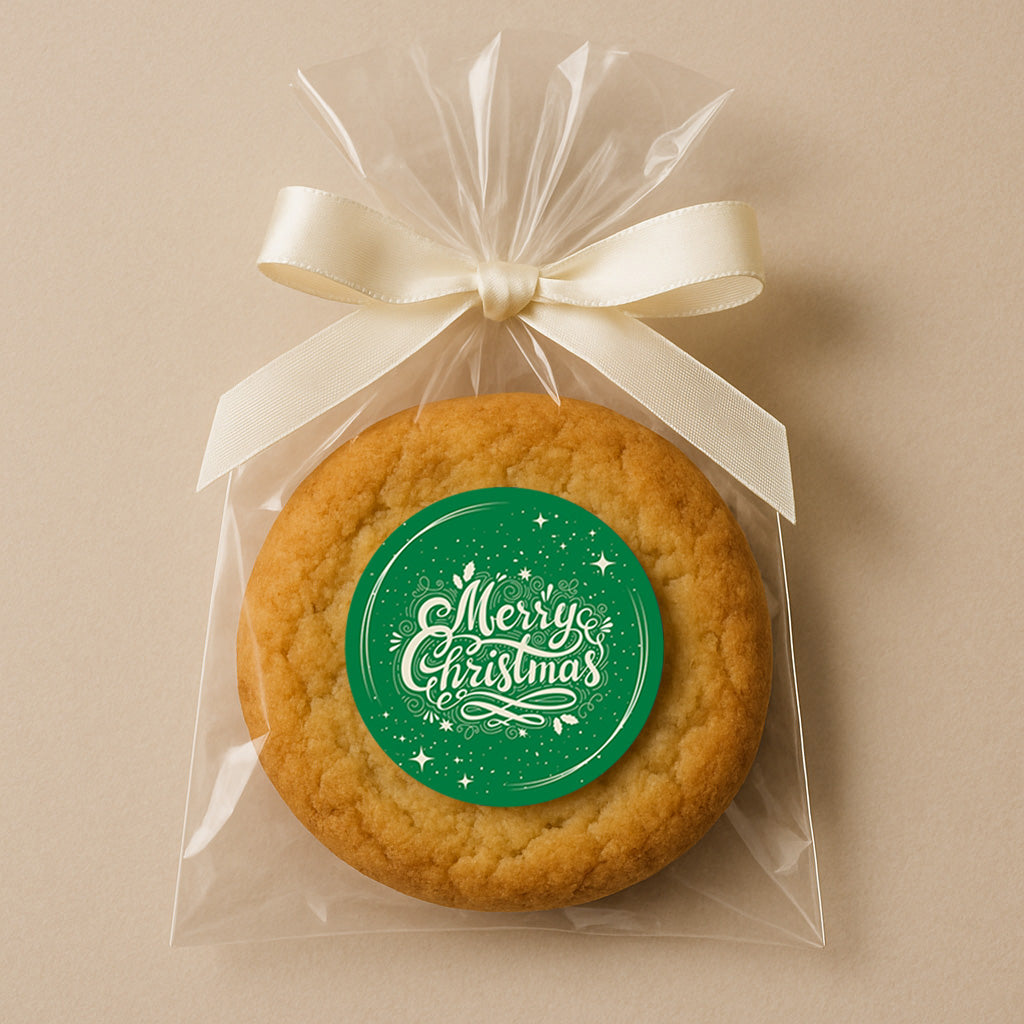 Merry Christmas Chocolate Coins & Sticker Party Favors – Kids Party Bag Fillers Festive Holiday Treats – Bulk Option Santa gifts Stocking