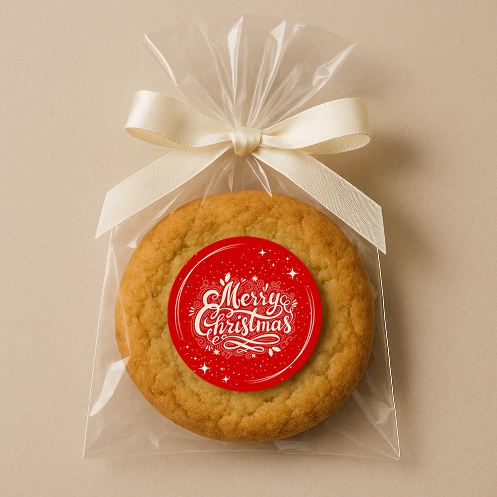 Merry Christmas Chocolate Coins & Sticker Party Favors – Kids Party Bag Fillers Festive Holiday Treats – Bulk Option Santa gifts Stocking