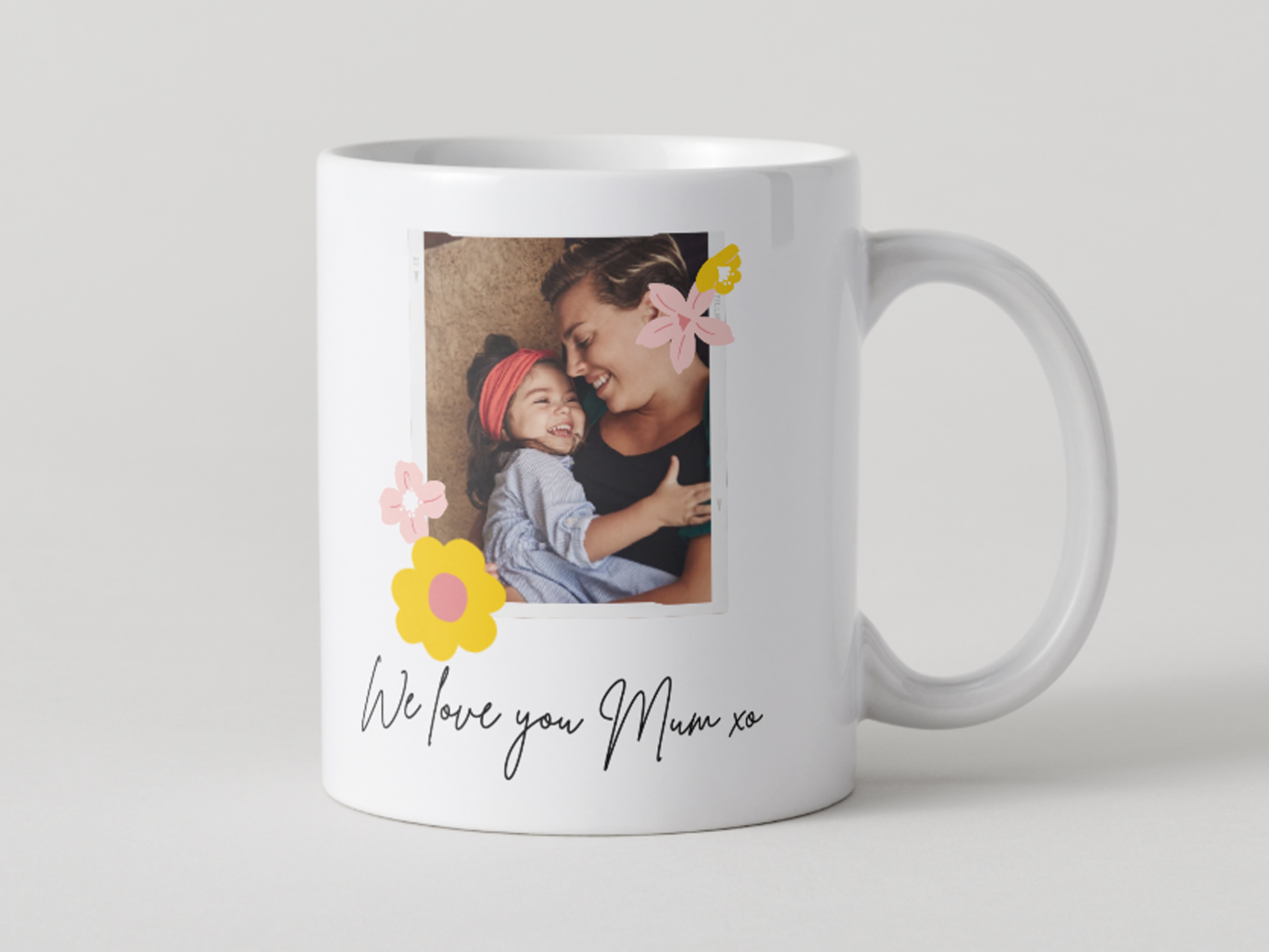 Personalised Photo Mug Mum Mothers day, Custom Photo Ceramic Mug Gift, Bespoke Mug, Personalised Photo Collage Mug, Gifts for Her