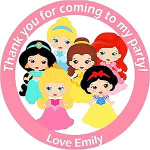 Personalised Princess Birthday Bunting Banner Party Decor 12 Flags Decoration for Kids Teens Children  1st 2nd 5th 7th 10th Any Age