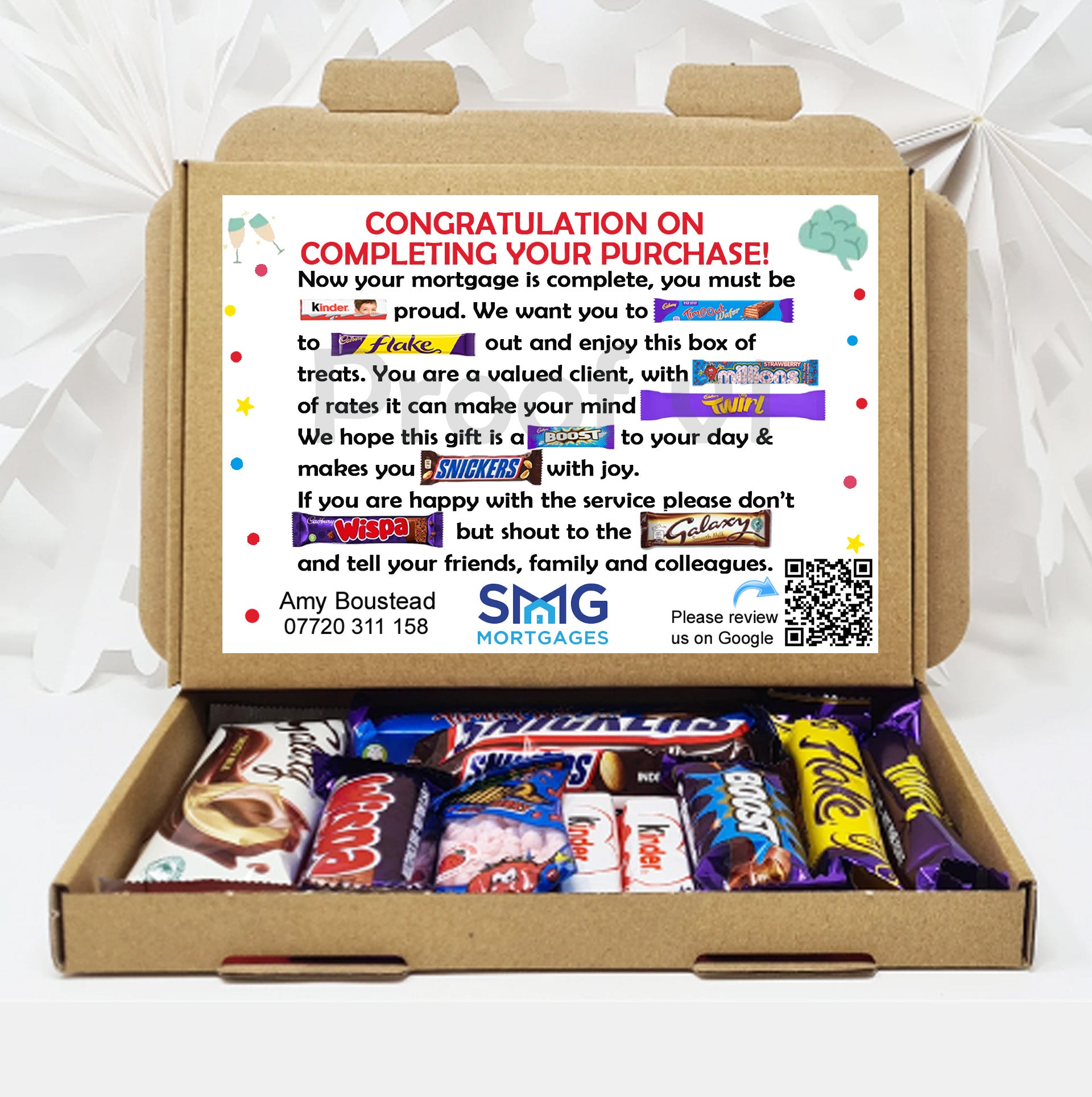 Corporate gifting Thank you Treat Box - Poem