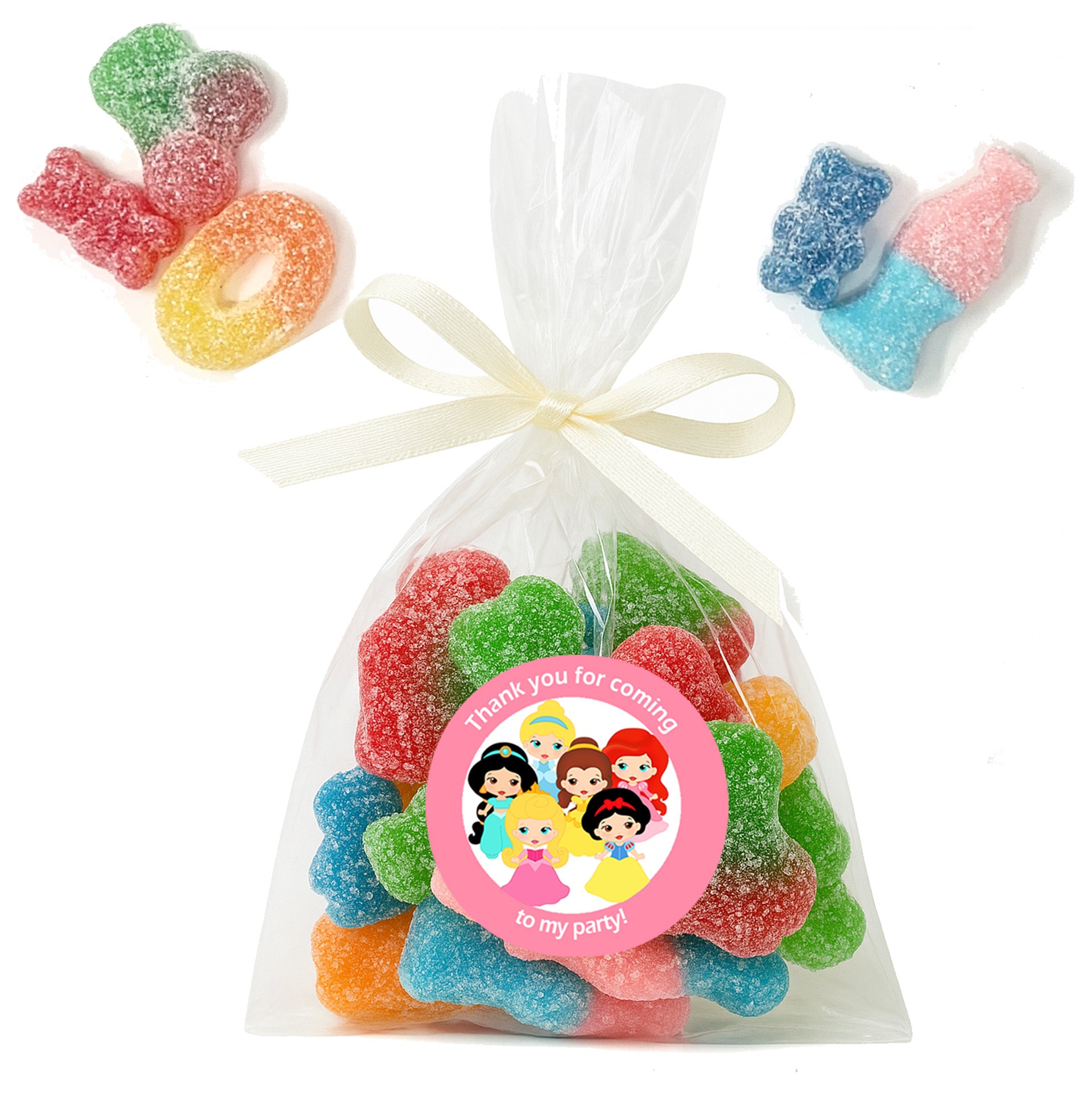 Pre-filled Sweet Favour Bags with Stickers Party Favours | Party Bags | With Themed Stickers | Various Styles