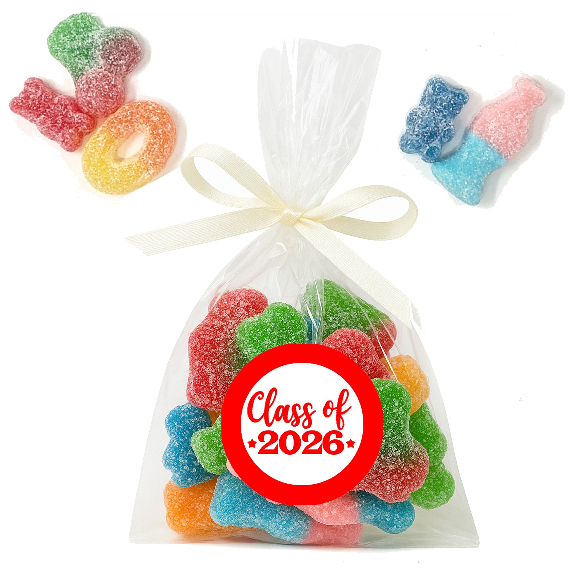 Personalised Class of 2026 Vegan Sweet Treats Year 6 / 11 School Leaver Teacher Leaving Gifts School , Graduation labels - End of Year