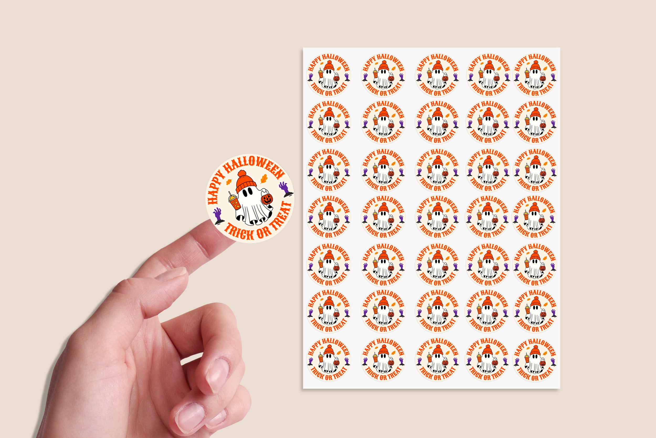 Halloween Chocolate Coins & Sticker Party Favors – Kids Party Bag Fillers Festive Holiday Treats – Bulk Option Trick or Treat gifts fillers