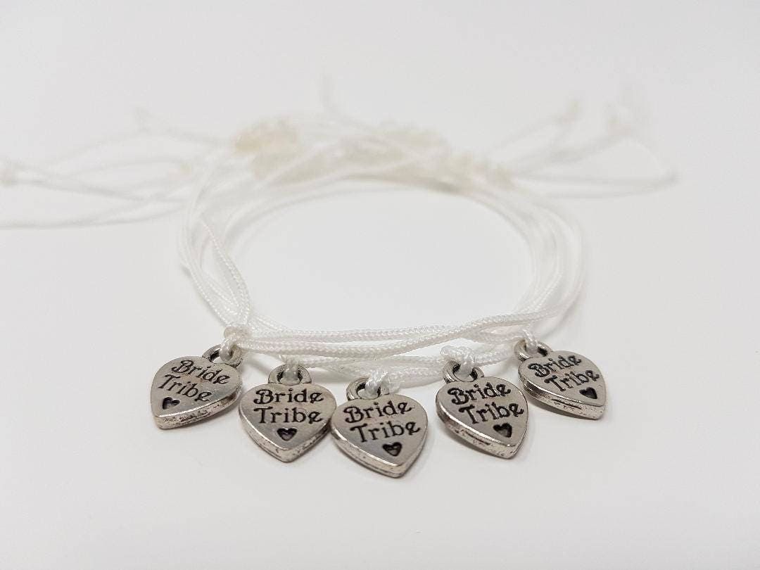 Bride Tribe Wishing Bracelet Hen Party Favour Thank You Gifts