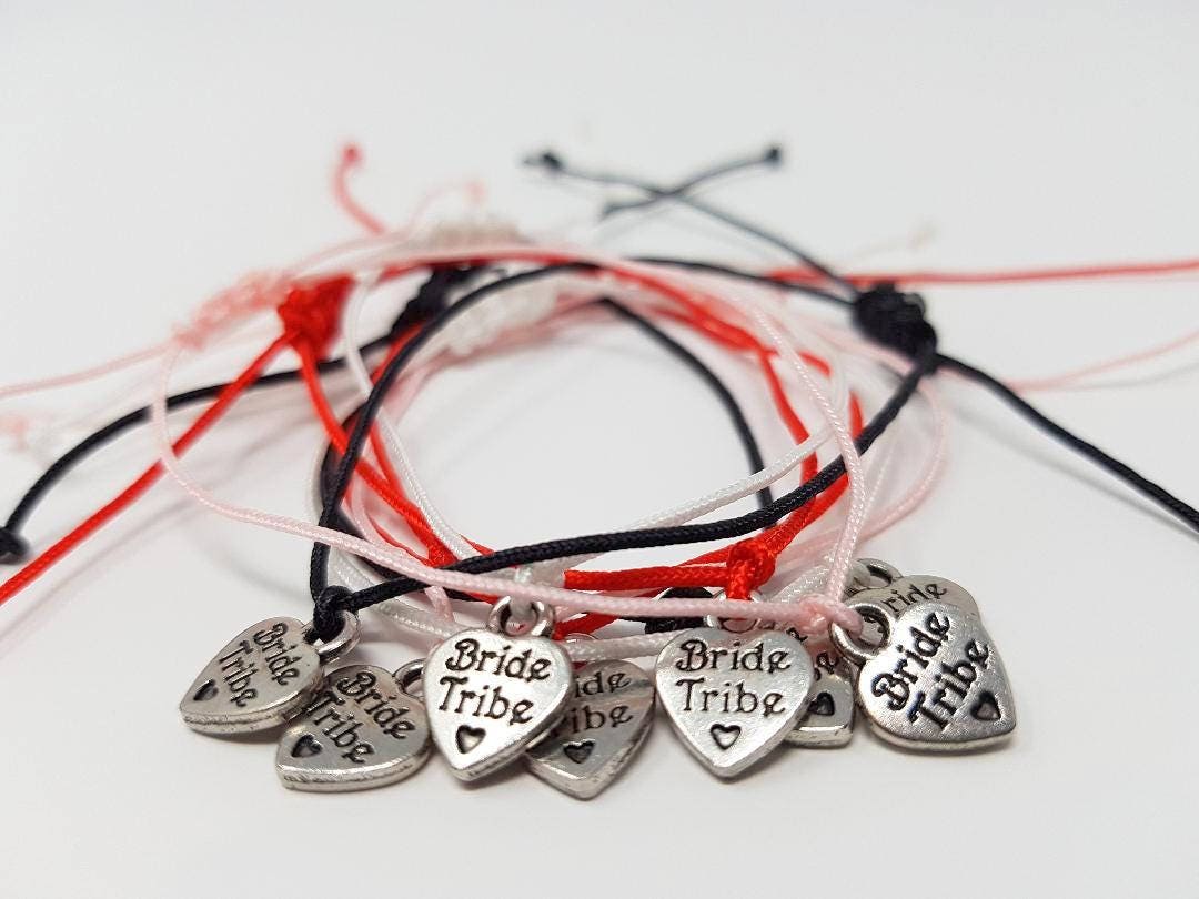 Bride Tribe Wishing Bracelet Hen Party Favour Thank You Gifts