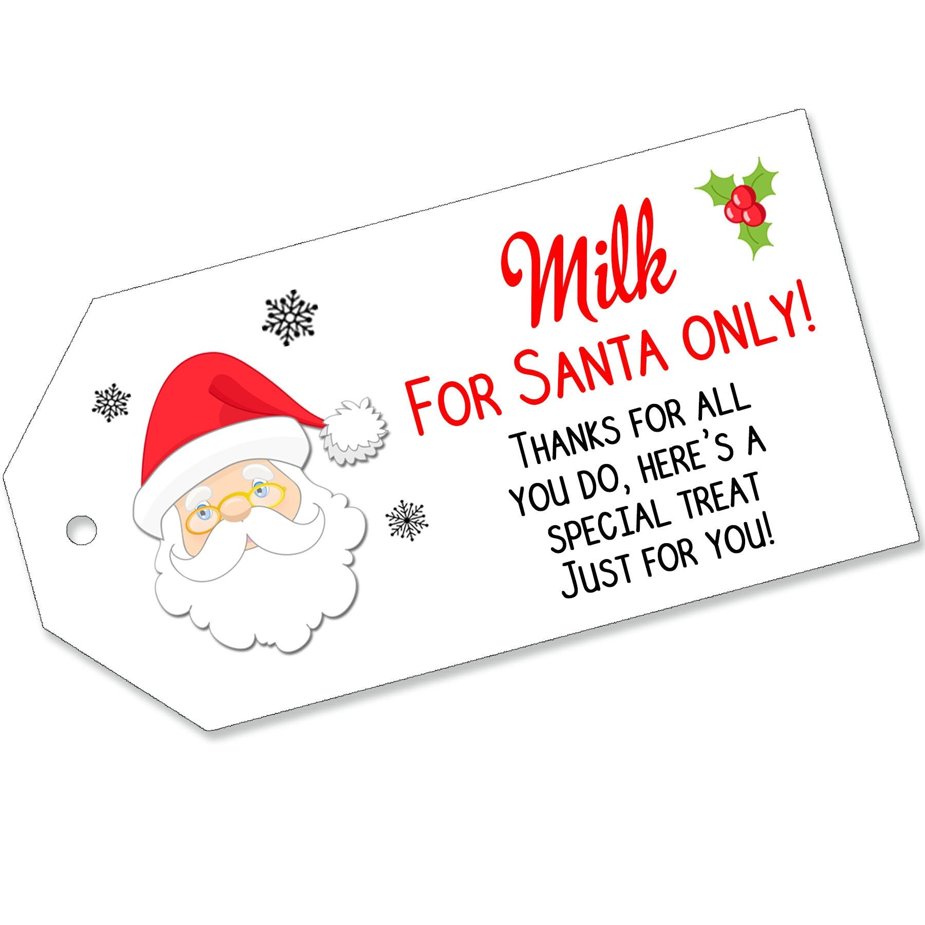 Christmas Labels Magic Reindeer Food Santas Key Milk Snowman Soup Elf Poop Tags