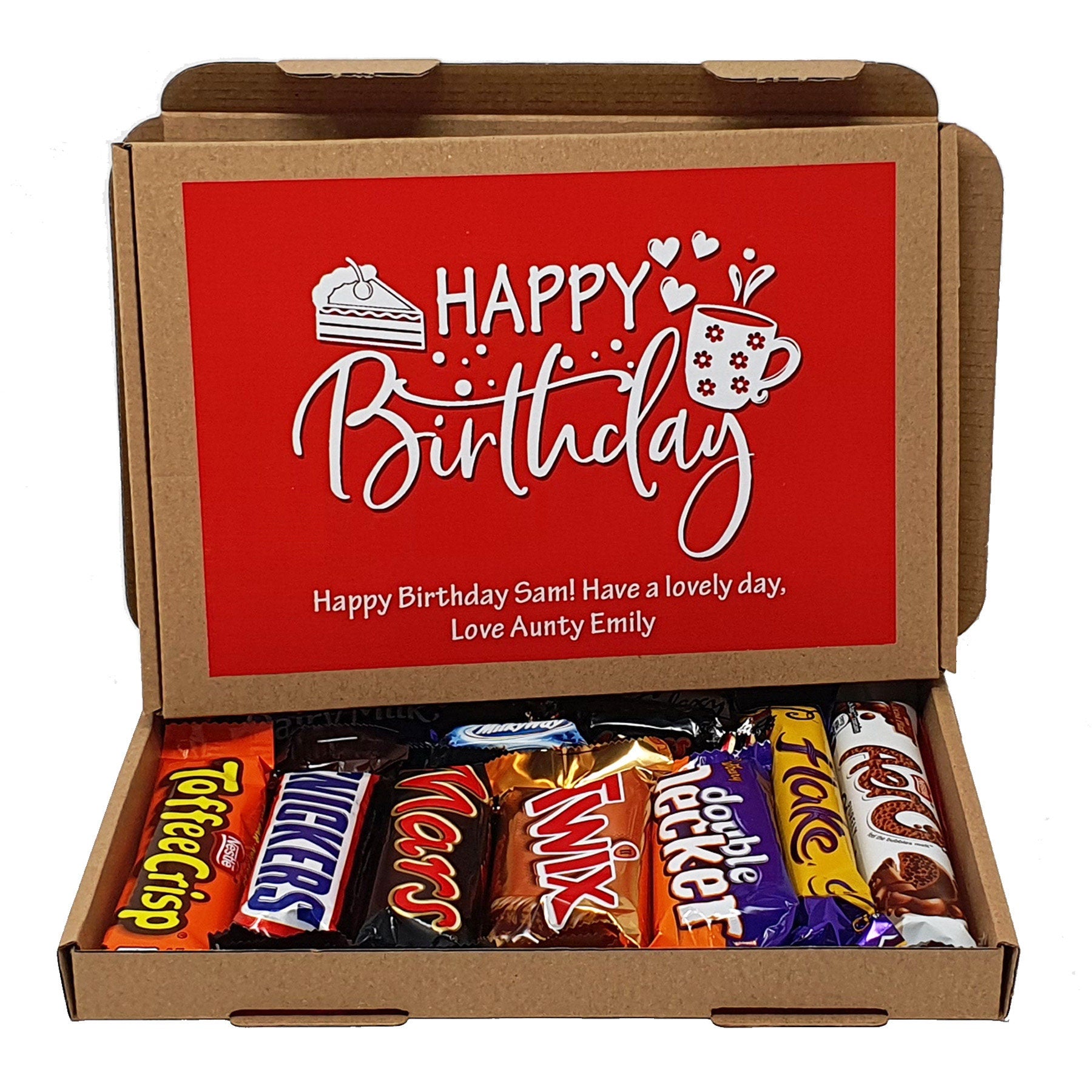 Personalised Birthday Chocolate Treats Box Gift Hamper Sweet Present - Lockdown 2020 - Gift for all ages