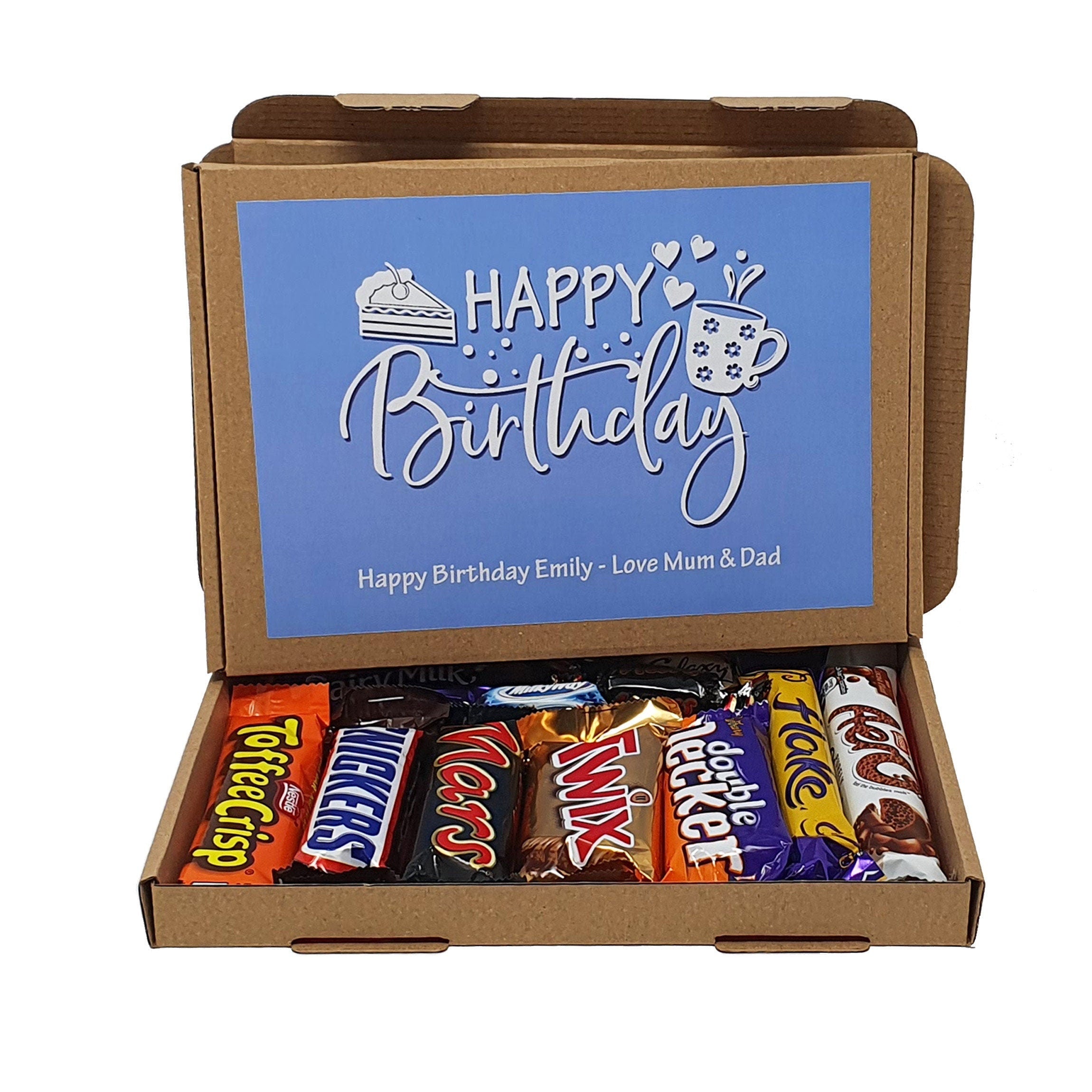 Personalised Birthday Chocolate Treats Box Gift Hamper Sweet Present - Lockdown 2020 - Gift for all ages