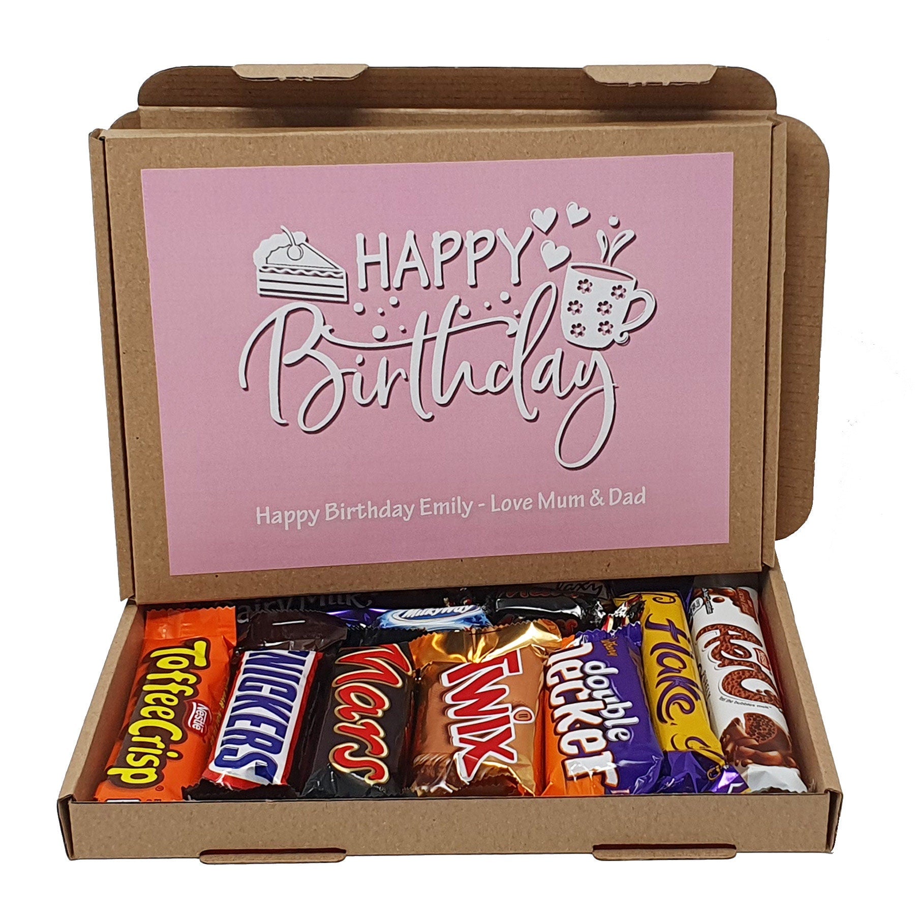 Personalised Birthday Chocolate Treats Box Gift Hamper Sweet Present - Lockdown 2020 - Gift for all ages