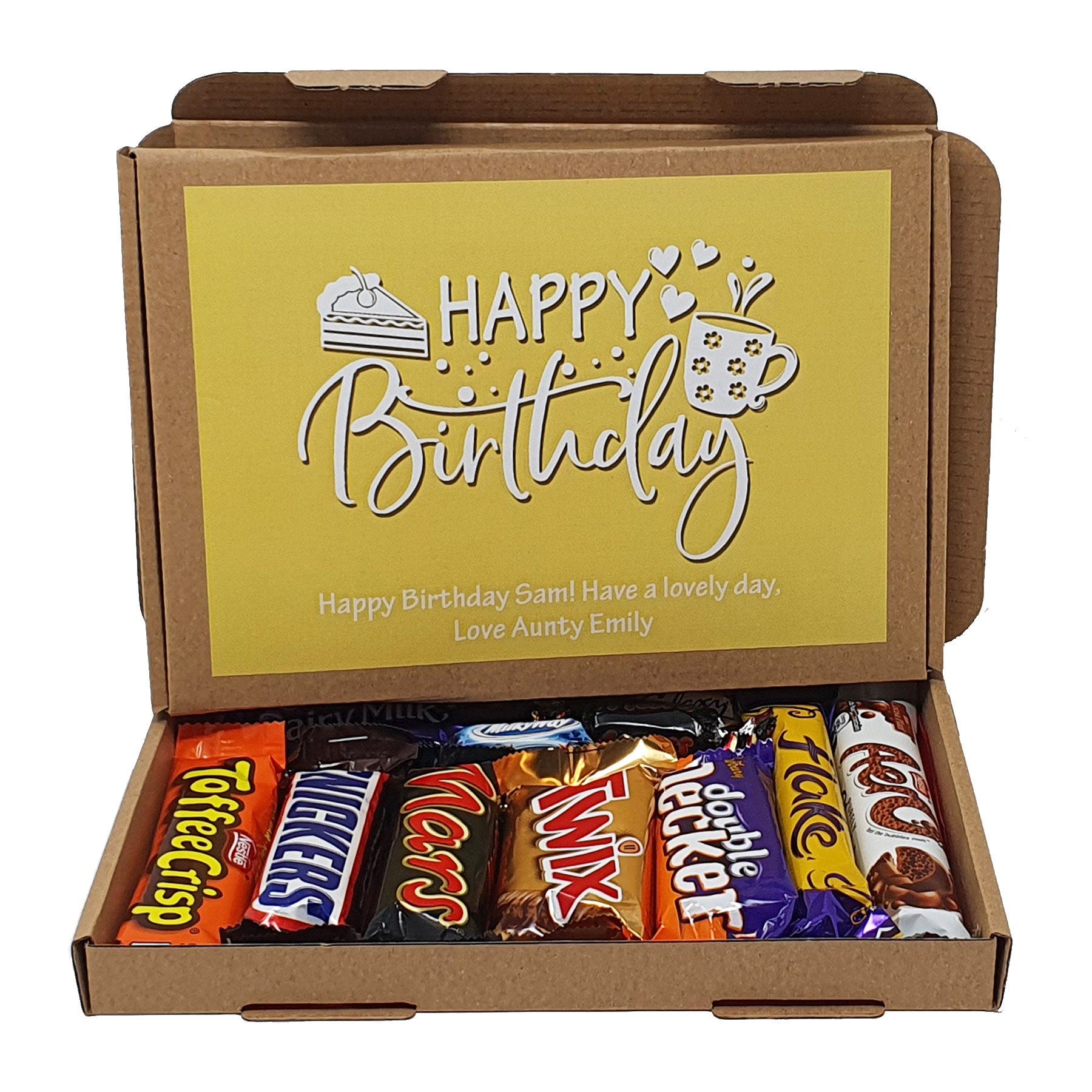 Personalised Birthday Chocolate Treats Box Gift Hamper Sweet Present - Lockdown 2020 - Gift for all ages