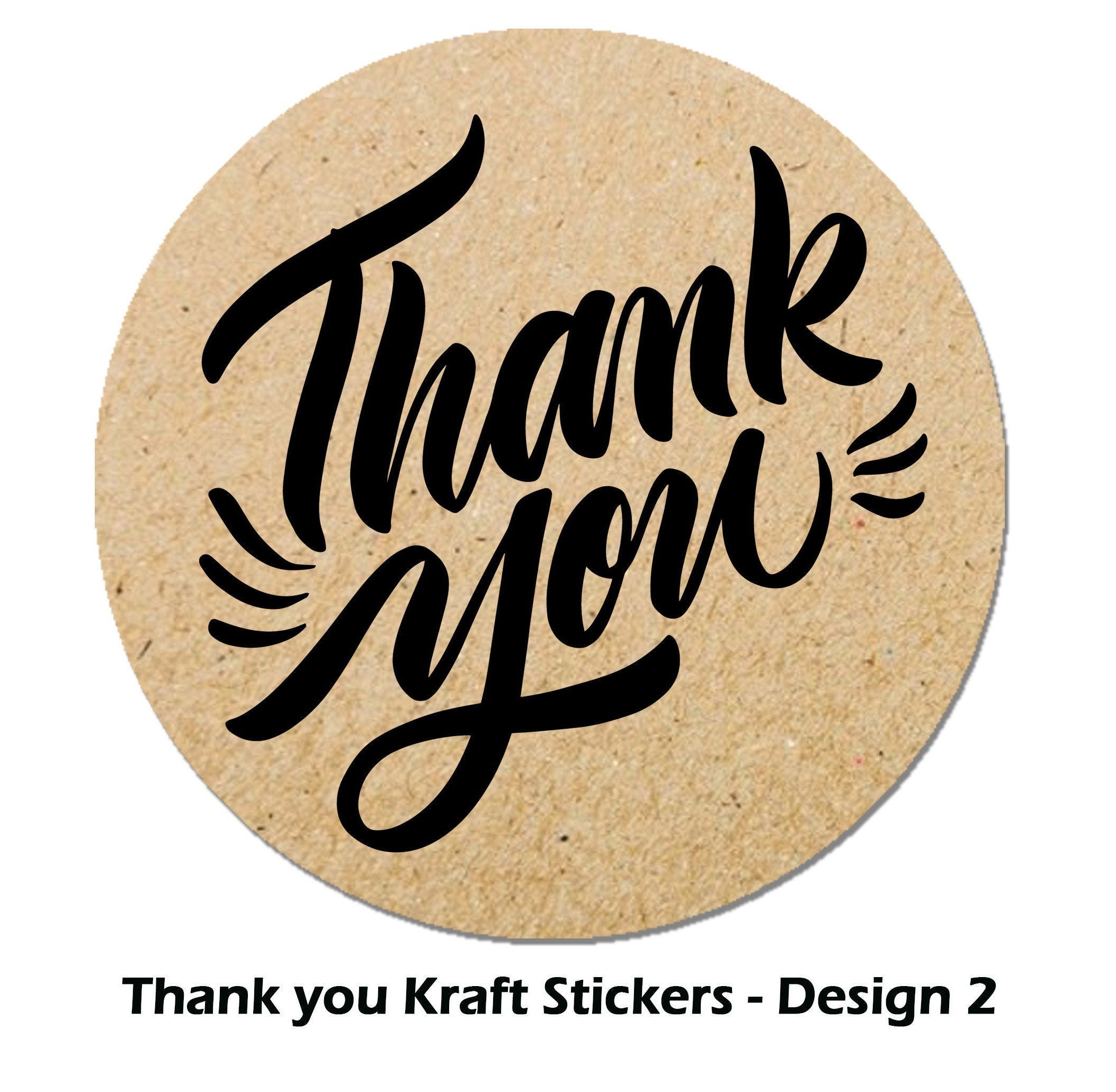 Thank you Stickers Handmade by Stickers Labels Seals Craft Wedding Favours Toppers