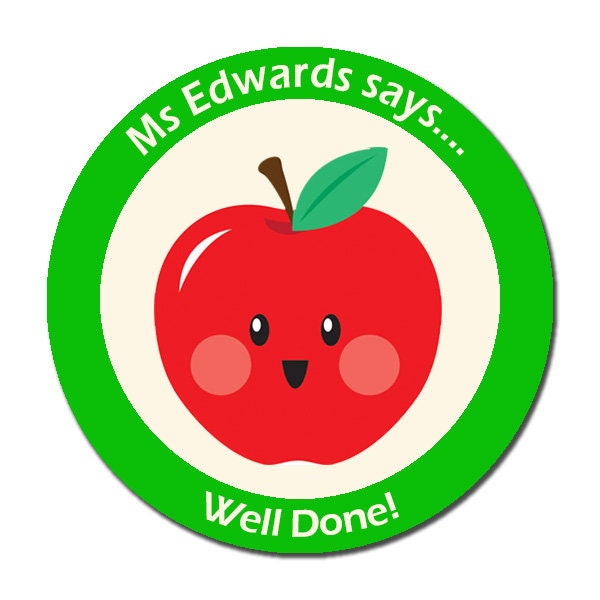 Personalised Stickers, Parent, Homeschool, Reward Stickers, Teacher Stickers, Well Done , Homeschooling, Boys Girls