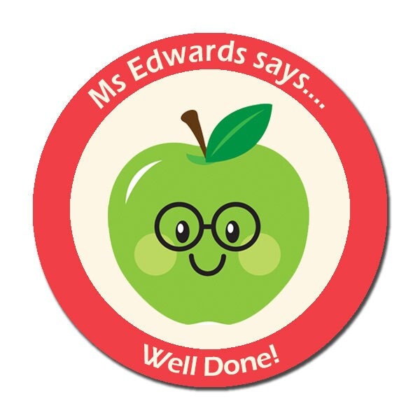 Personalised Stickers, Parent, Homeschool, Reward Stickers, Teacher Stickers, Well Done , Homeschooling, Boys Girls