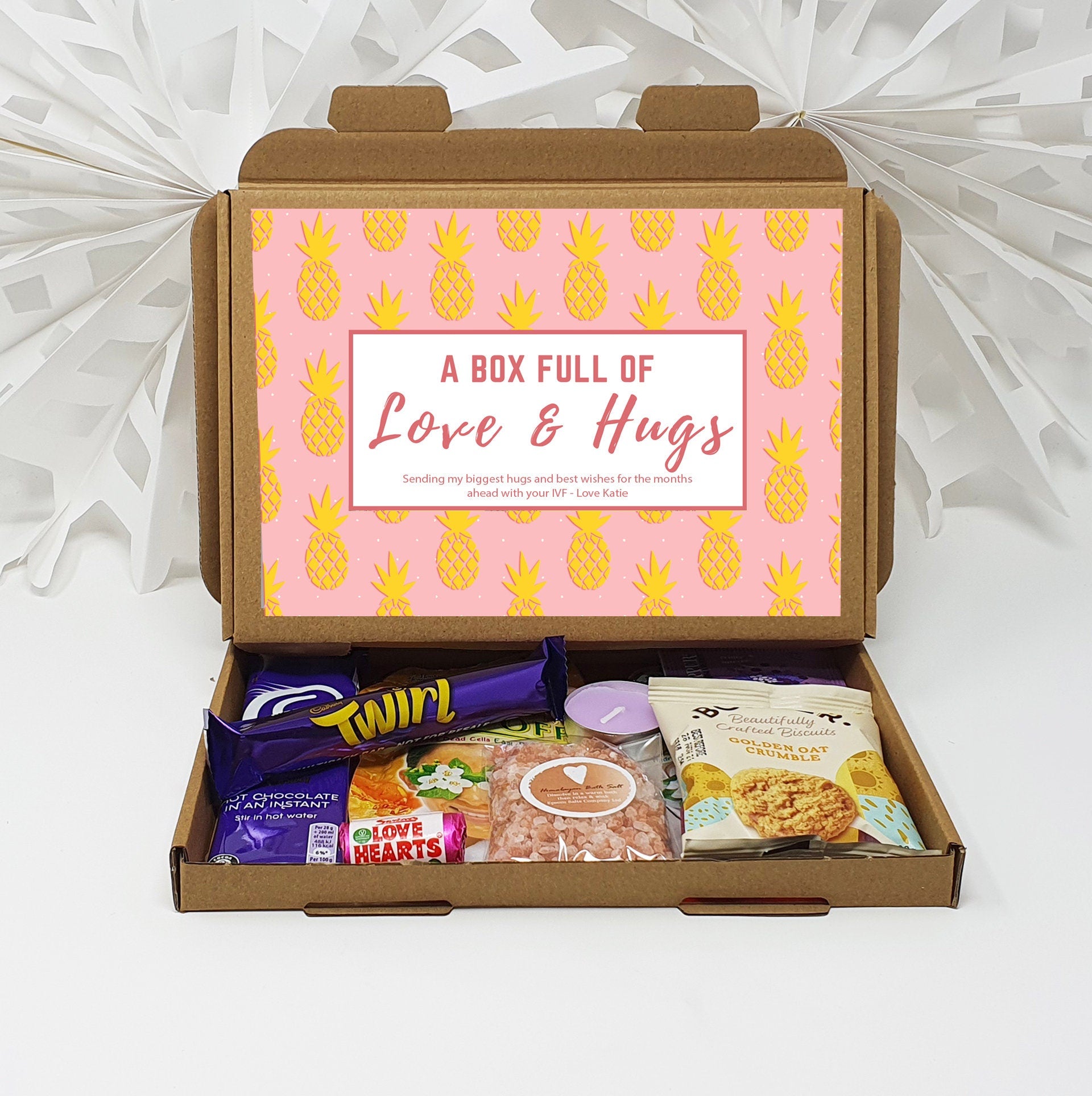 You&#39;ve got this box - Gift/Hamper care package IVF got this Fertility treatment Pick me up gift Thinking of you Postal Hug in a Box