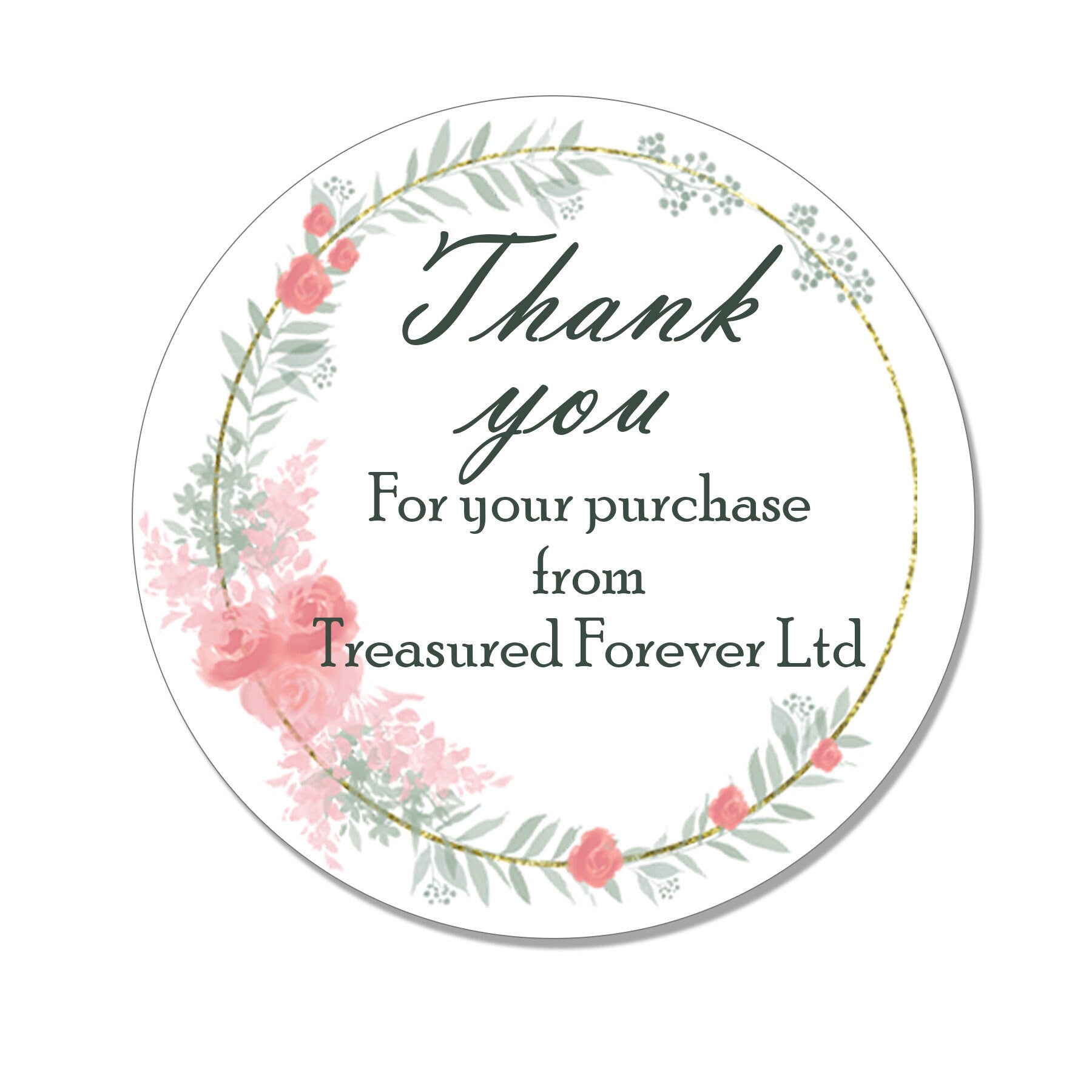 35 Thank you for your purchase - Gift Tag Labels - Small business support