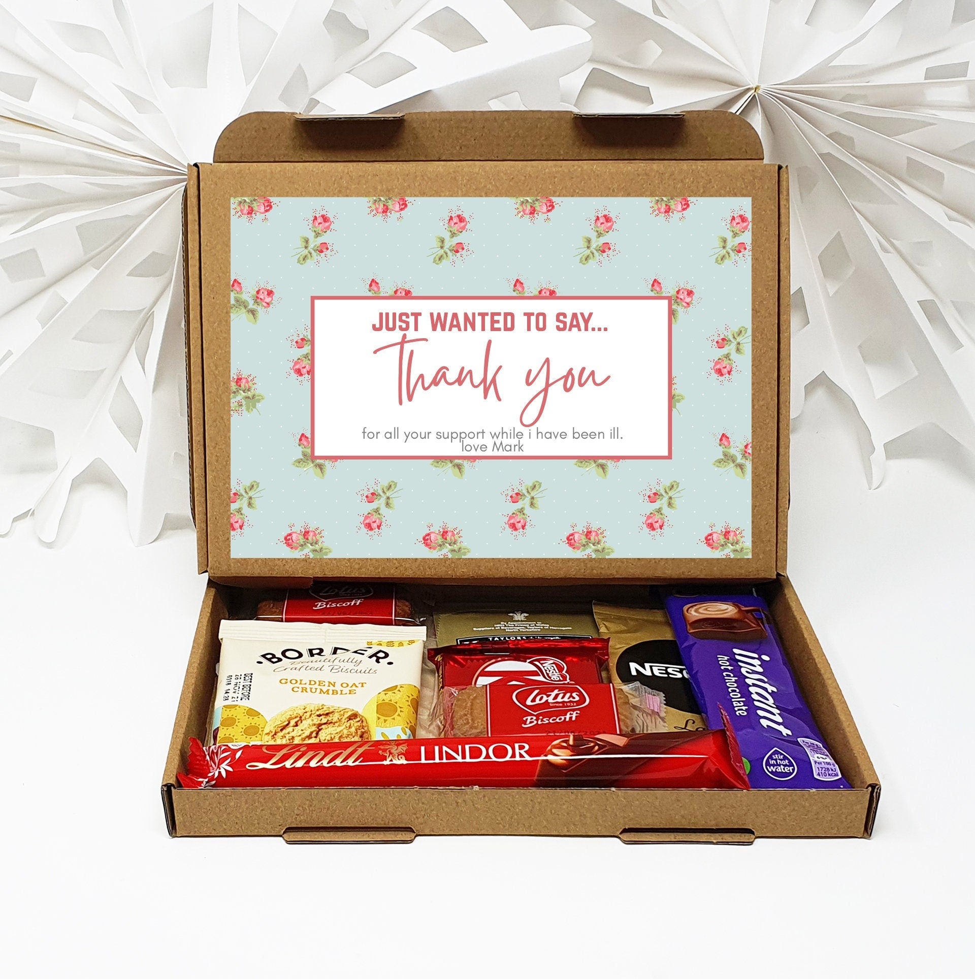 TEA - Hug in a box, Letterbox gift, Thank you, Corporate Employee Afternoon tea, hamper gift, thank you gift,