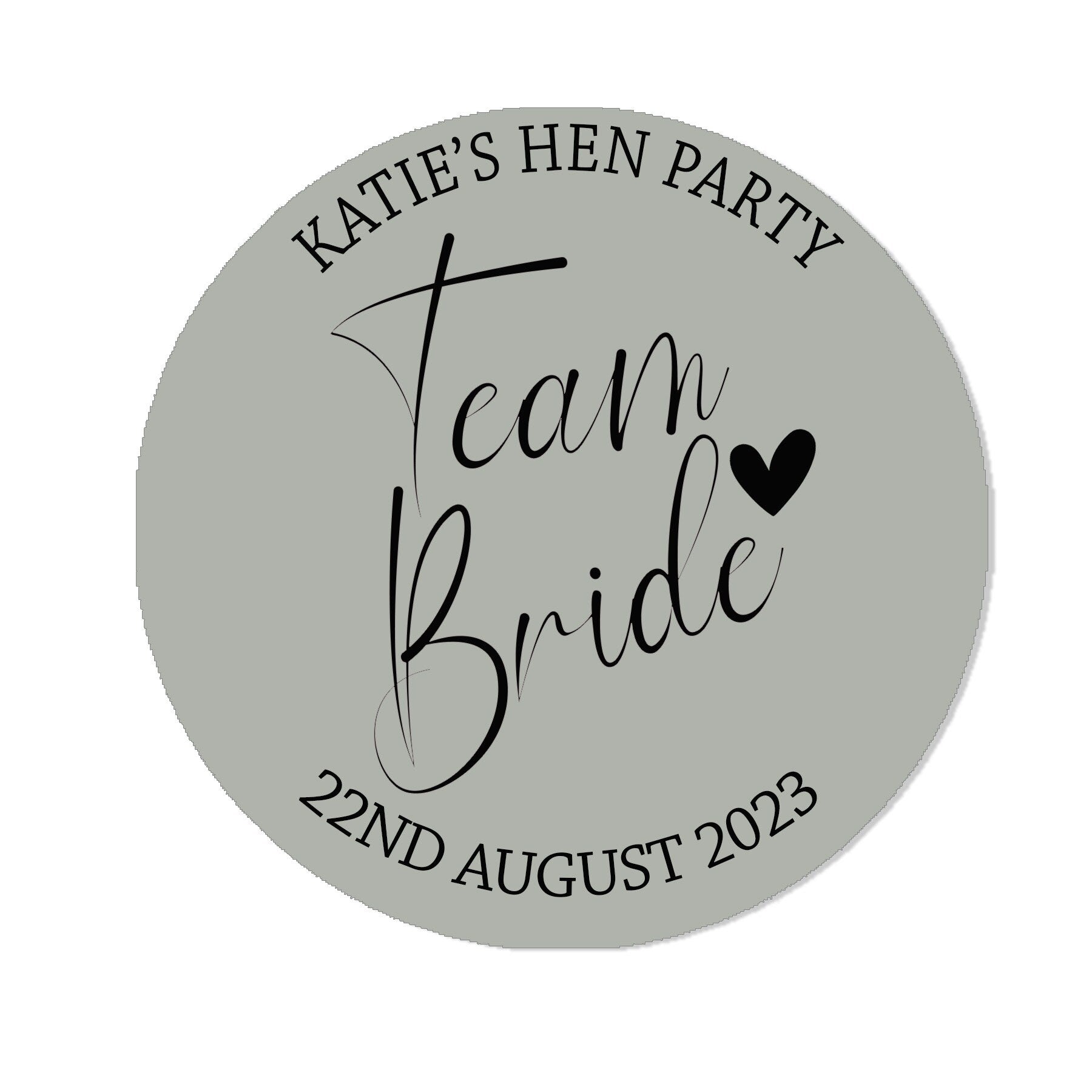 Personalised Floral Hen Party Bridal Shower Stickers - Thank You Sweet Cone Bags Favour Luxury - Various colours