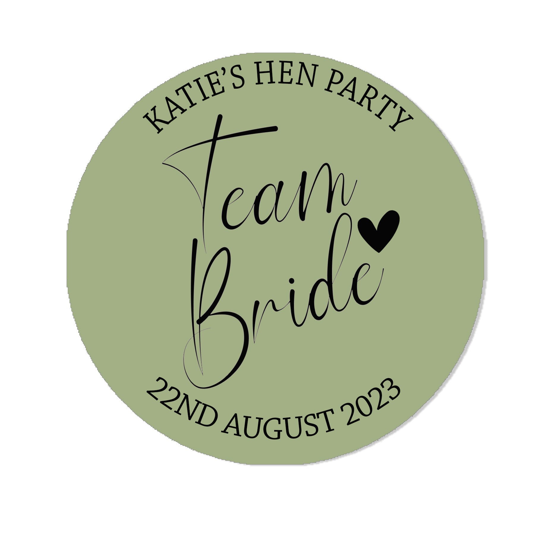 Personalised Floral Hen Party Bridal Shower Stickers - Thank You Sweet Cone Bags Favour Luxury - Various colours