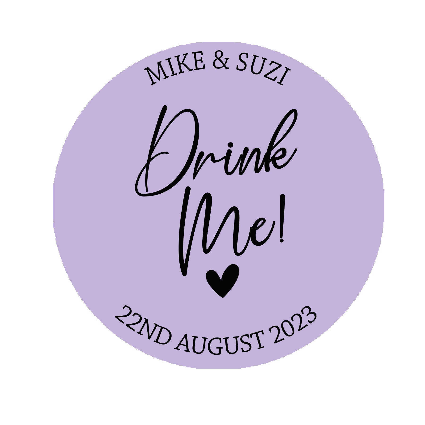 Personalised Drink Me Sticker, Favour Stickers, Drink Party Favor Stickers, Shot Glass Label, Wedding Party, Drink Favour Label