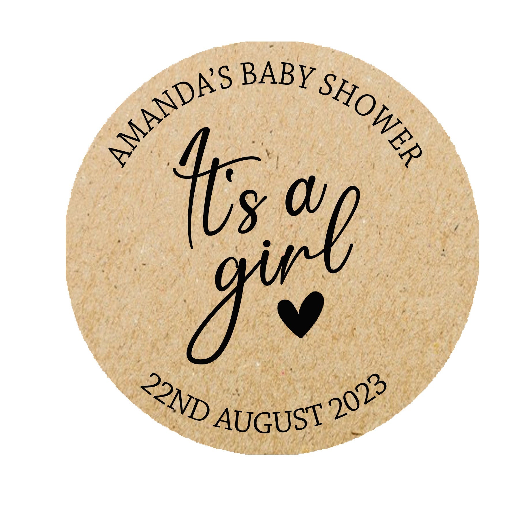 35 Personalised Baby Shower Stickers Thank You It&#39;s a Boy It&#39;s a Girl stickers, Favour bag stickers, Ready to Pop - Various colours