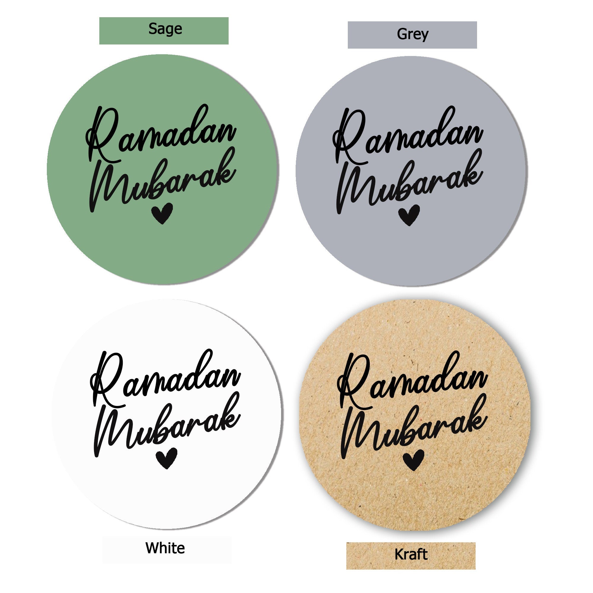 Personalised Eid Mubarak & Ramadan Muslim Celebration Paisley x 35/24 Stickers many colours and sizes