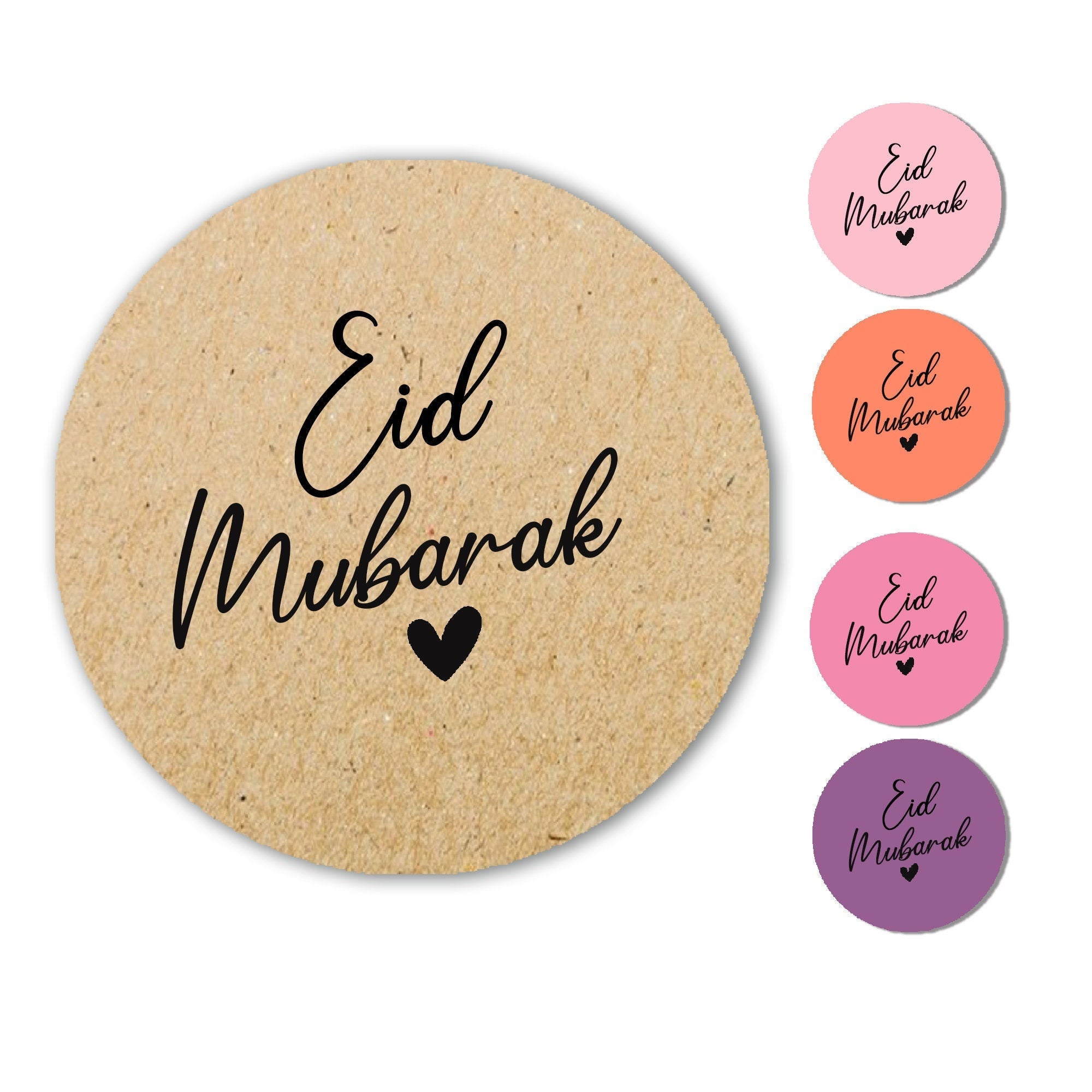 Eid Mubarak Muslim Celebration Paisley x 35 Stickers or 24 Stickers