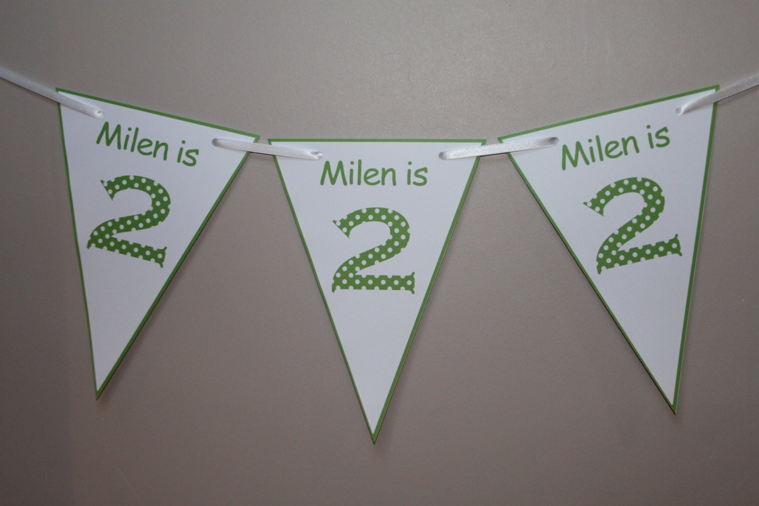 Personalised Birthday Bunting  Banner Party Decoration 1st 2nd 3rd 4th Birthday