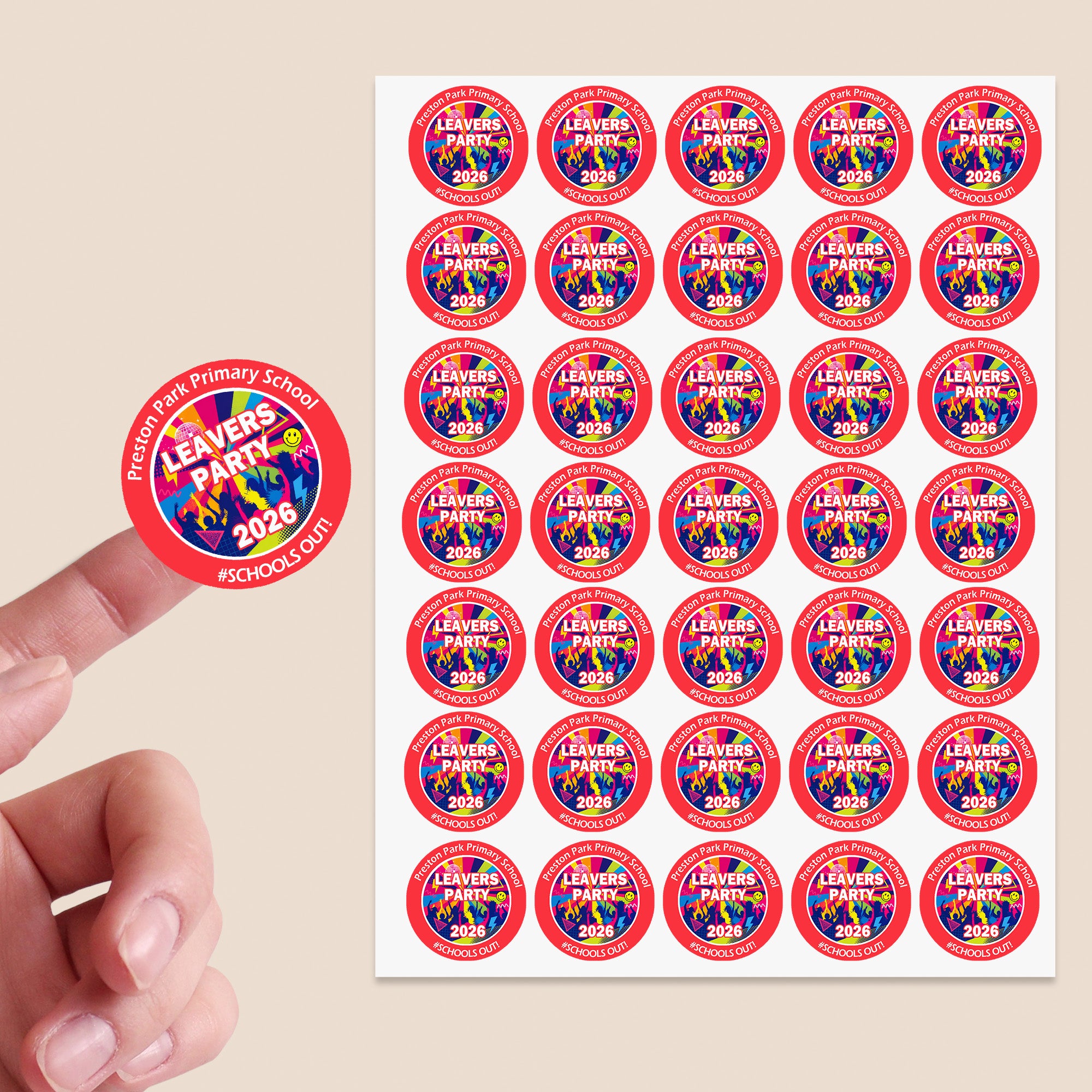 Personalised Class of 2026 Chocolate coins Year 6 / 11 School Leaver Teacher Leaving Gifts School Stickers, Graduation labels - End of Year