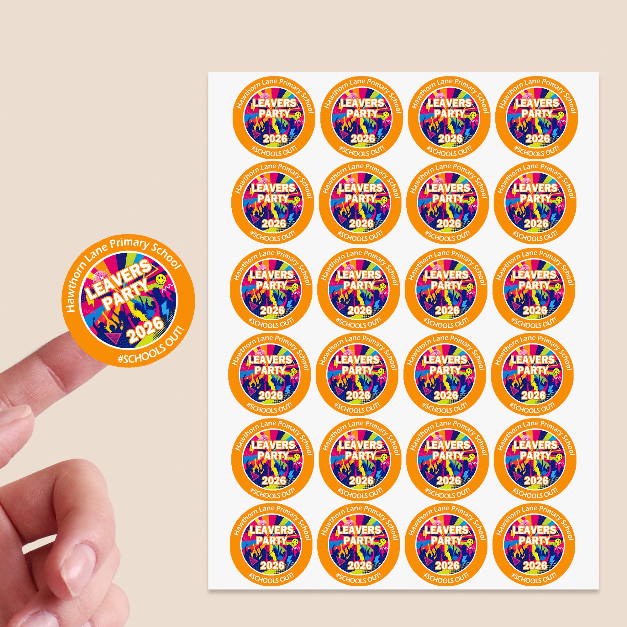 Personalised Class of 2026 Chocolate coins Year 6 / 11 School Leaver Teacher Leaving Gifts School Stickers, Graduation labels - End of Year