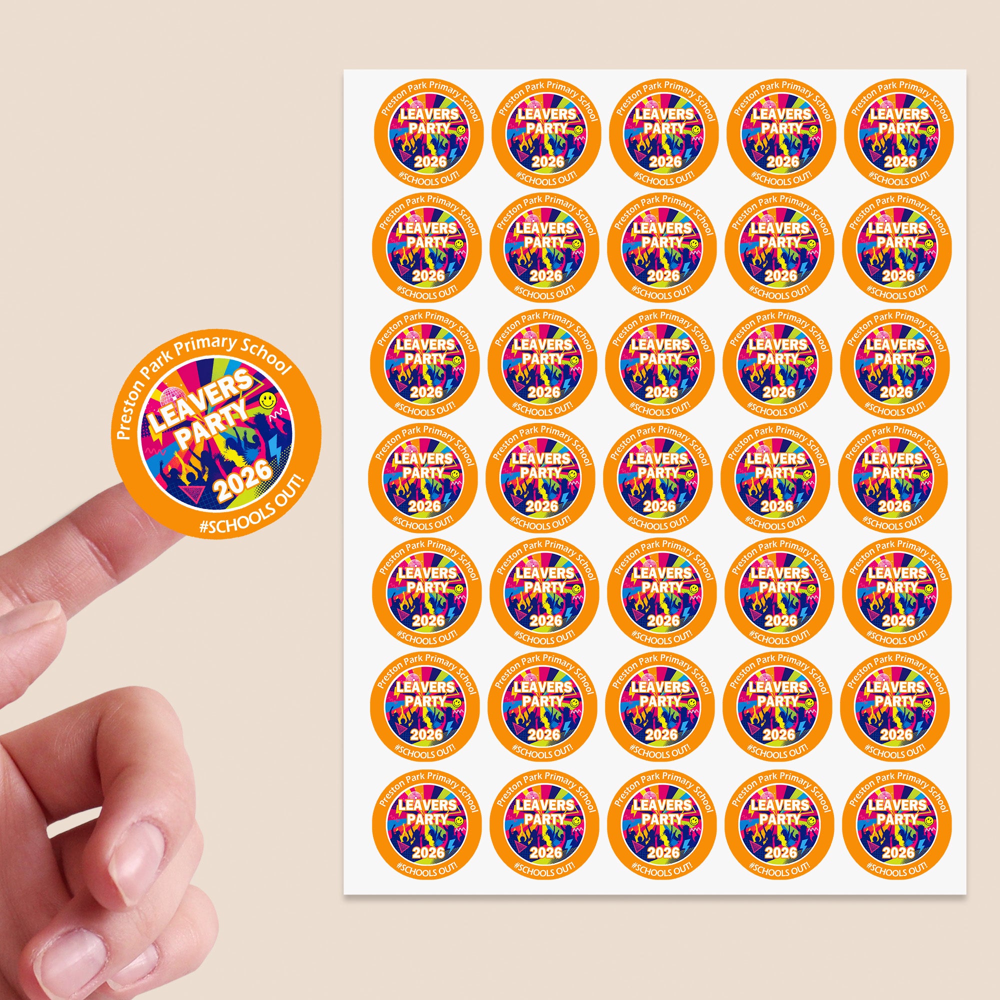 Personalised Class of 2026 Chocolate coins Year 6 / 11 School Leaver Teacher Leaving Gifts School Stickers, Graduation labels - End of Year