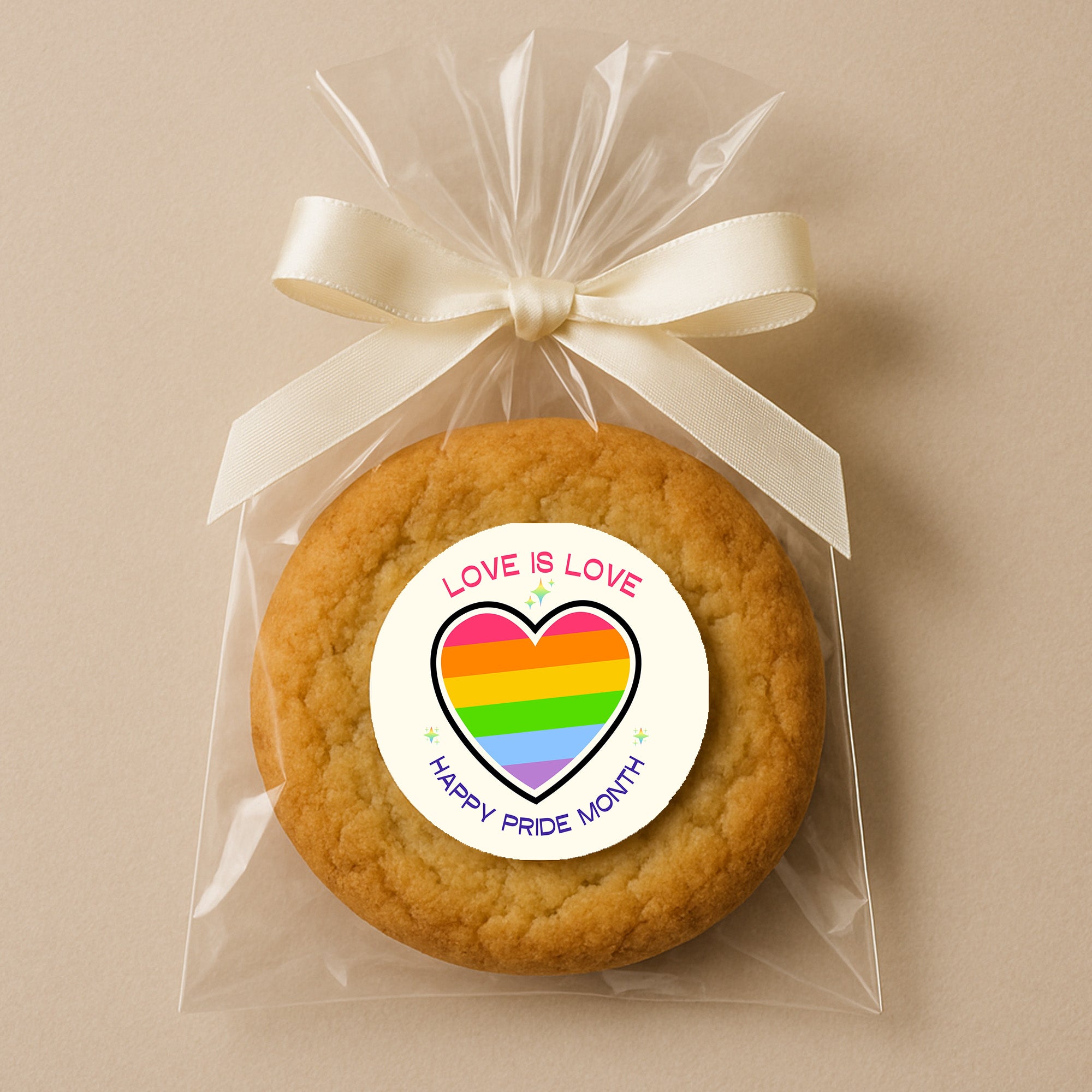 Rainbow Pride Stickers | LGBT Love Is Love Party Decorations | Various Designs