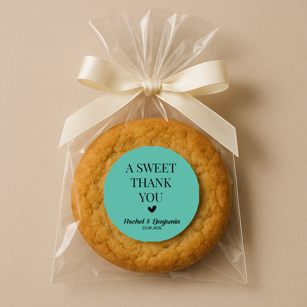 A Sweet Thank You Wedding Stickers – Personalised Favour Labels – Custom Sweet Cart Stickers – Modern Wedding Stationery – Candy Bar Tags
