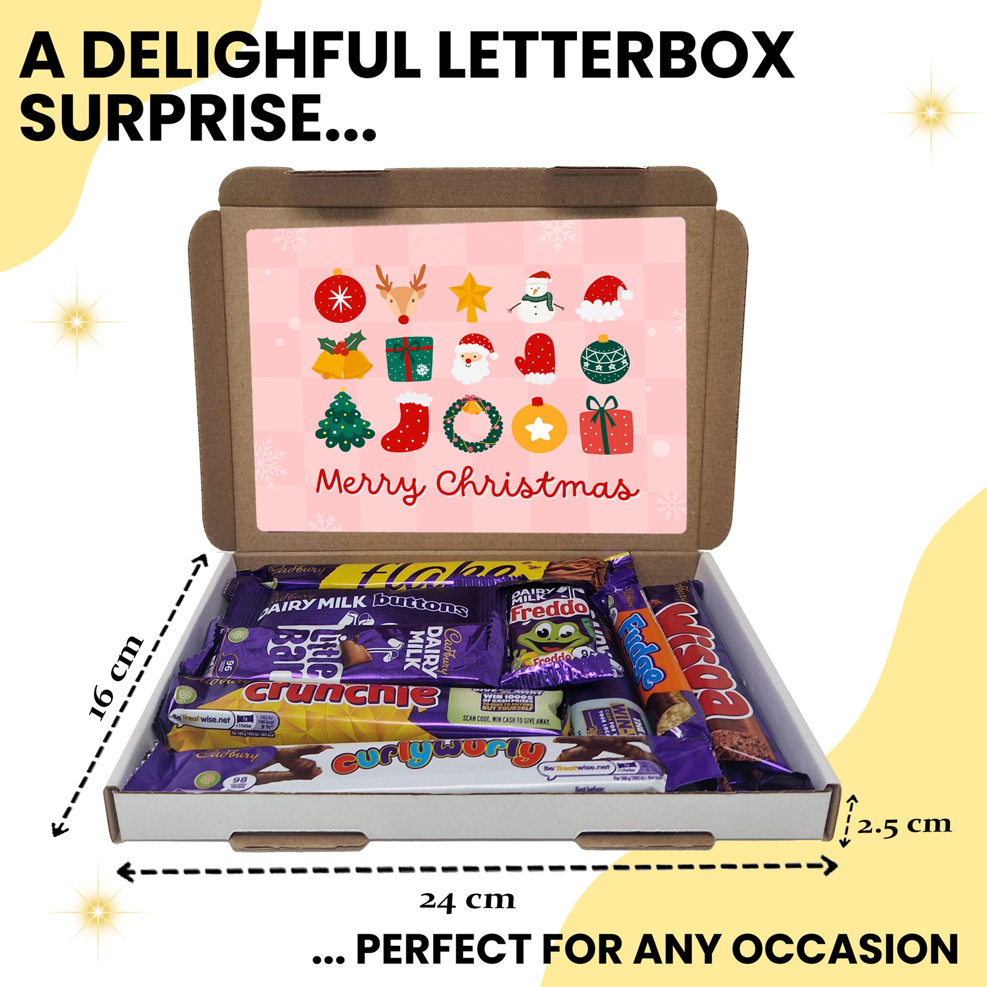 Chocolate Gift Box - 10 Full Size Bars - Funny Gift For Chocolate Lovers Christmas Birthday Get Well Soon Recovery Hamper Selection