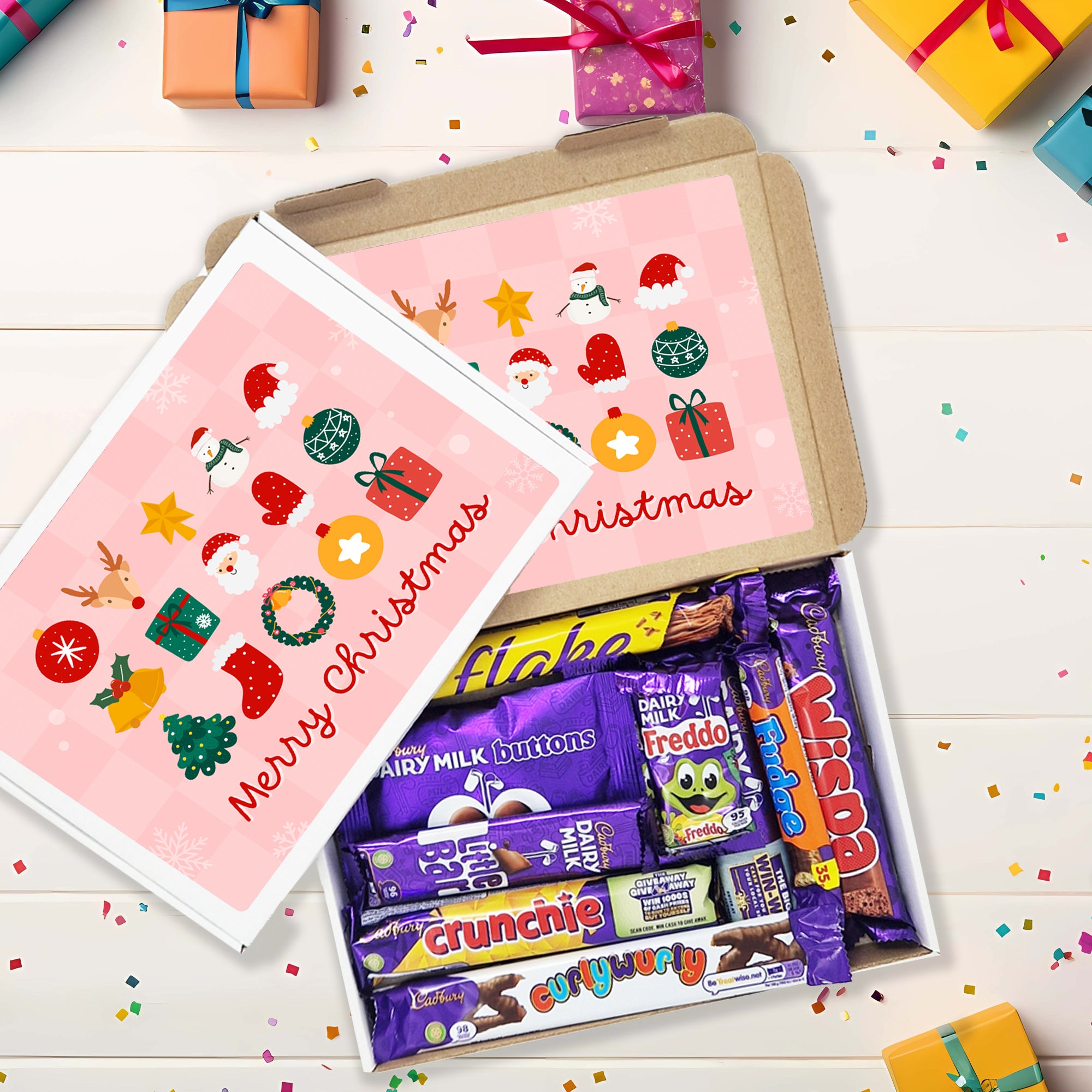 Chocolate Gift Box - 10 Full Size Bars - Funny Gift For Chocolate Lovers Christmas Birthday Get Well Soon Recovery Hamper Selection