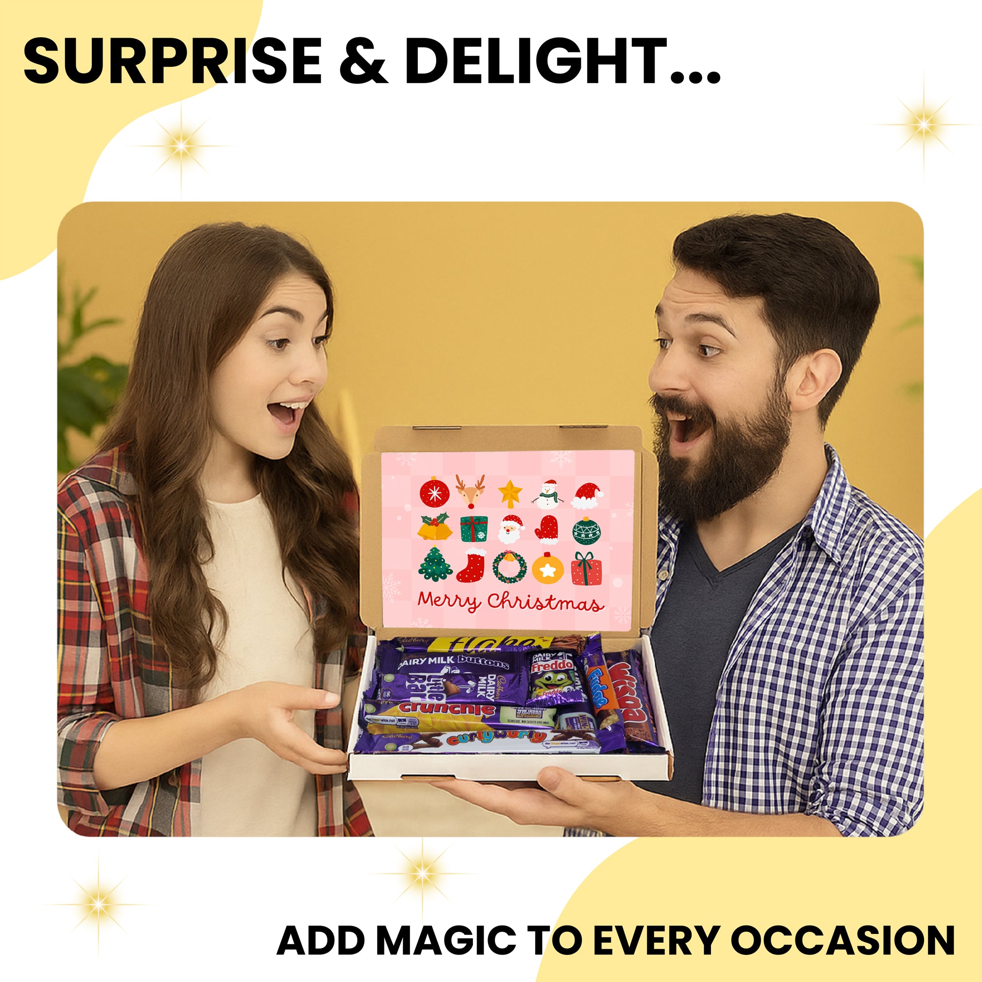 Chocolate Gift Box - 10 Full Size Bars - Funny Gift For Chocolate Lovers Christmas Birthday Get Well Soon Recovery Hamper Selection